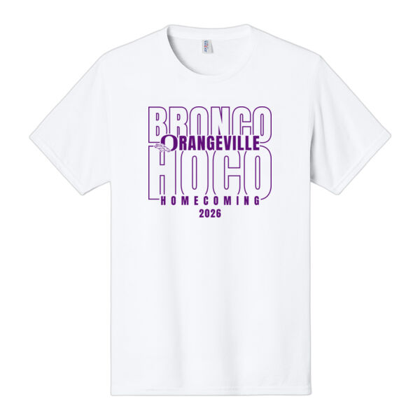 Orangeville Homecoming 2026 ELEMENTARY - Dri Power ® 50/50 Cotton/Poly T Shirt Thumbnail