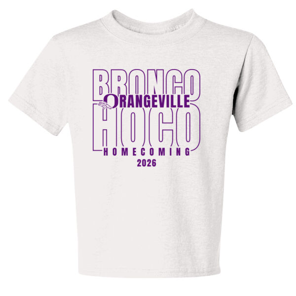 Orangeville Homecoming 2026 ELEMENTARY - Youth Dri Power ® 50/50 Cotton/Poly T Shirt Thumbnail